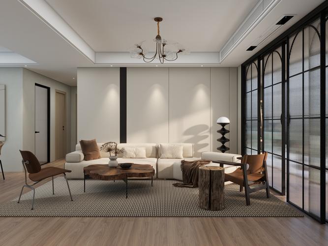 侘寂風普通住宅室內裝修設計 于樸素中見永恒，在不完美中尋安寧